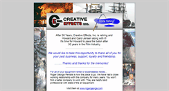 Desktop Screenshot of creative-effects.com